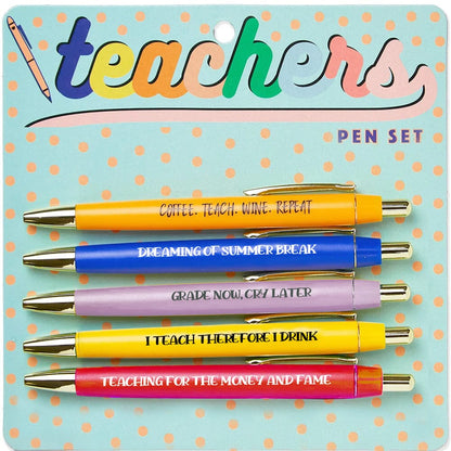 5pcs Multicolor Emotional funny pens
