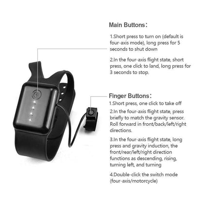 2 in 1 Folding RC Drone and Motorcycle Vehicle